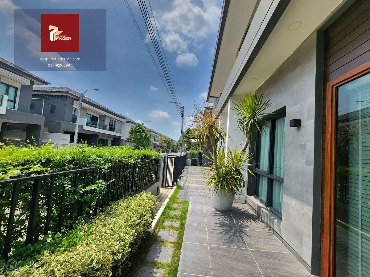 RL-095 ให้เช่าบ้านเดี่ยว เดอะ ซิตี้ บางนา ( The City Bangna ) ขนาด 86 ตร.ว.  บ้านหลังใหญ่  แปลงมุม ใกล้ ถนนเมน