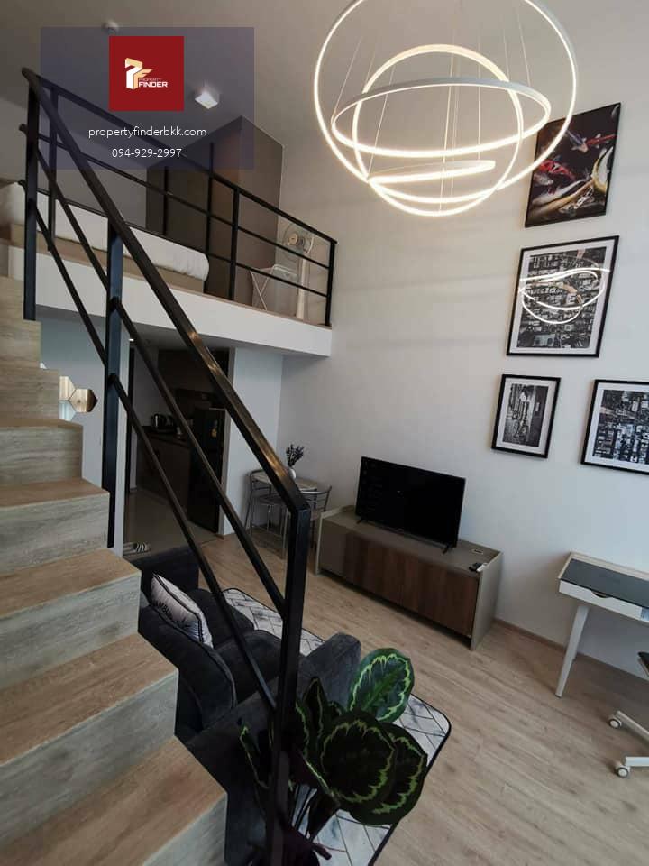 🔥ให้เช่าคอนโด ไอดีโอ พระราม 9-ตัดใหม่ [Ideo New Rama 9] ห้อง duplex วิวเมือง