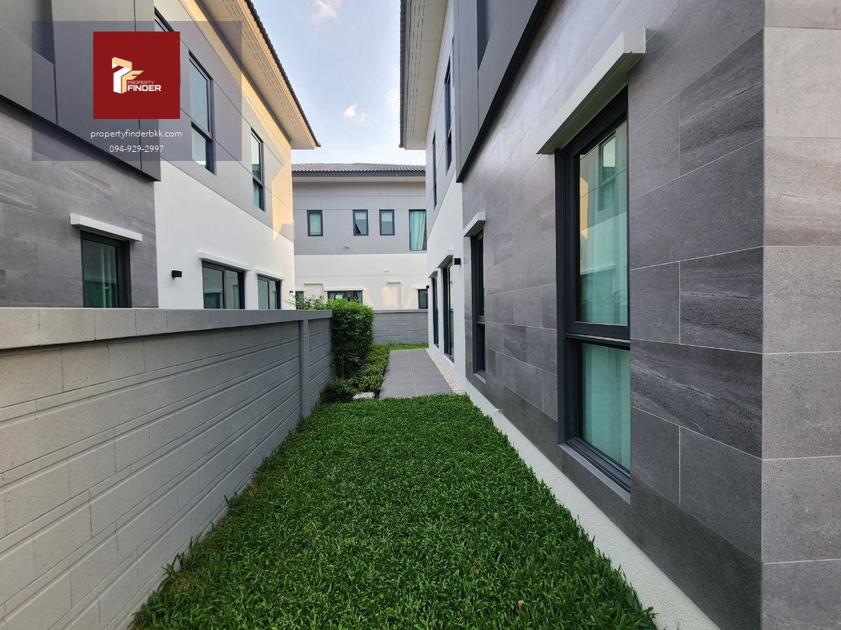 RL-099  ให้เช่าบ้านเดี่ยว เดอะ ซิตี้ บางนา ( The City Bangna ) ขนาด 86 ตร.ว. ตกแต่งสวย โมเดิร์น  ใกล้ถนนเมน  วิวสวน