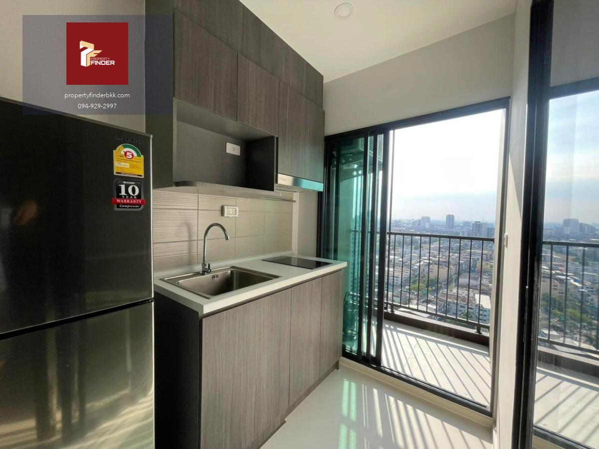 PFD-07796 ให้เช่า Elio Del Nest Udom Suk (เอลลิโอ เดล เนสท์) ชั้นสูง 24 ตึก B วิวสวย | เฟอร์ฯครบ มีเครื่องซักผ้า เพียง 11,000 บาท/เดือน