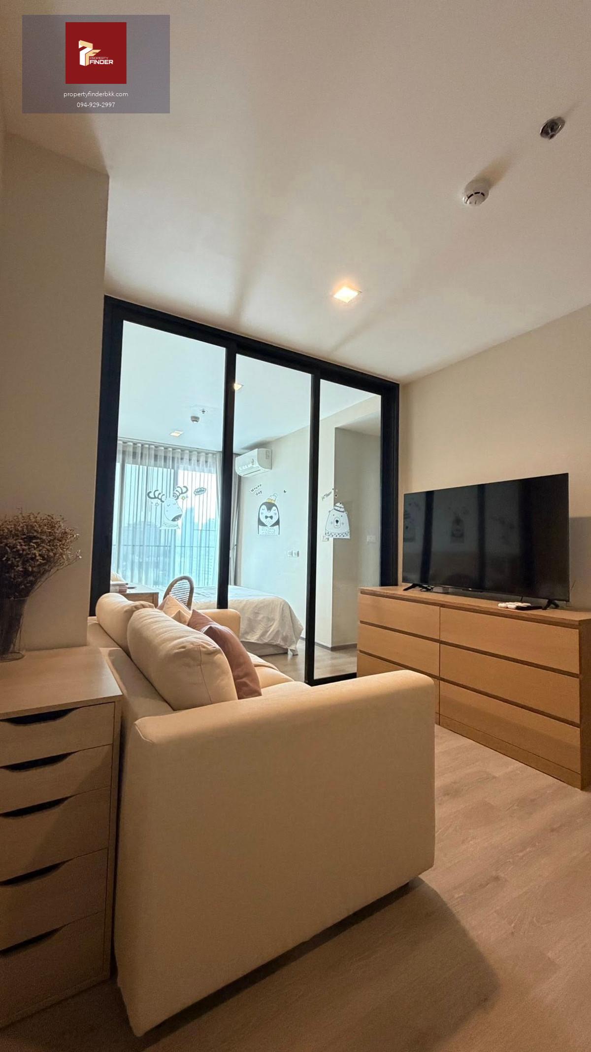 PFD-07876 ให้เช่า/ขาย The Line Phaholyothin Park (เดอะ ไลน์) ตึก B ชั้น 11 ทิศใต้ | ห้องแต่งมินิมอล เฟอร์สวยครบ