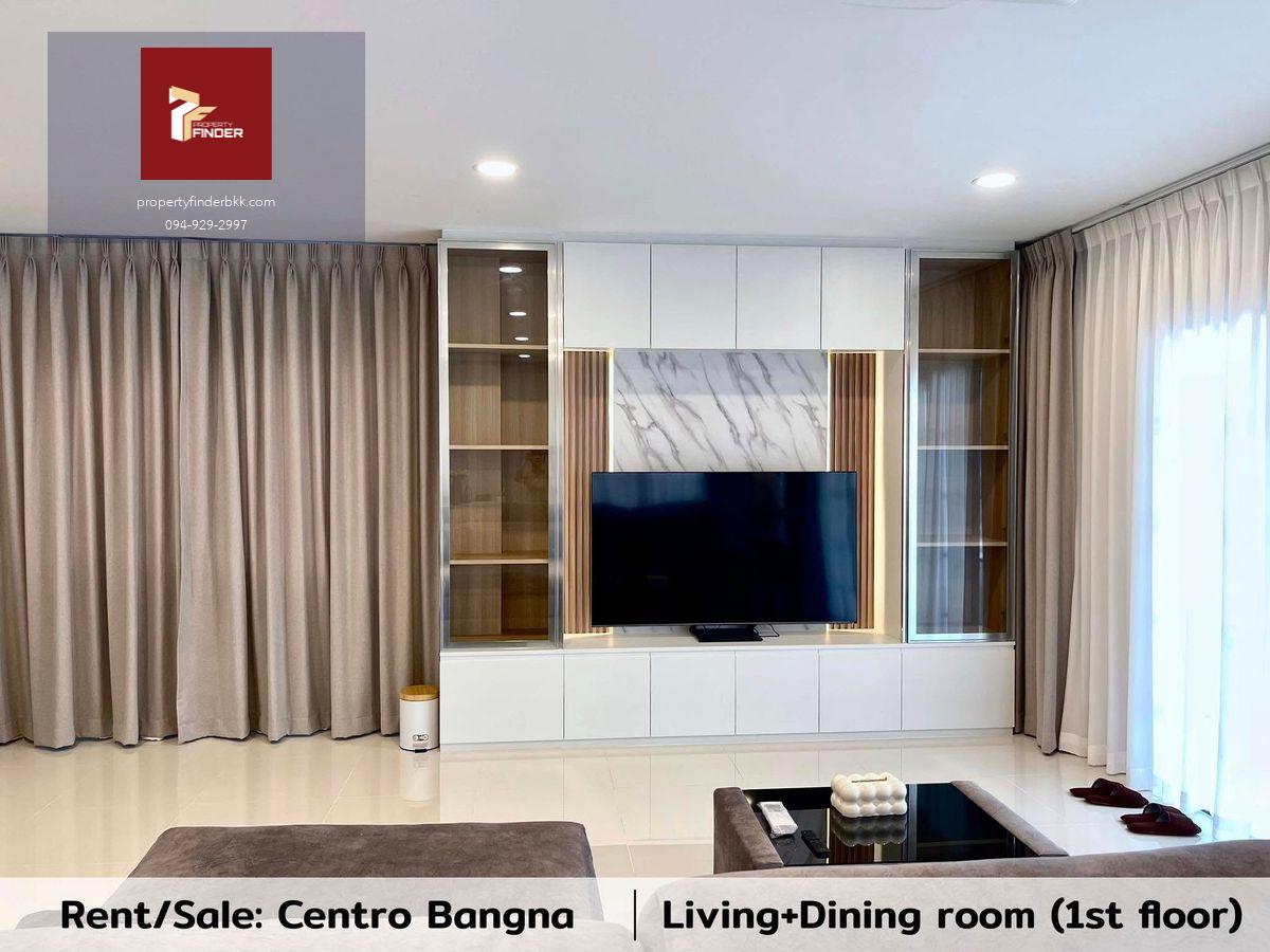 RL-087  ให้เช่า บ้านเดี่ยว เซนโทร บางนา ( Centro Bangna )ขนาด 65 ตร.ว. พร้อมอยู่ ใกล้ Mega Bangna 🟥@rdsluxury