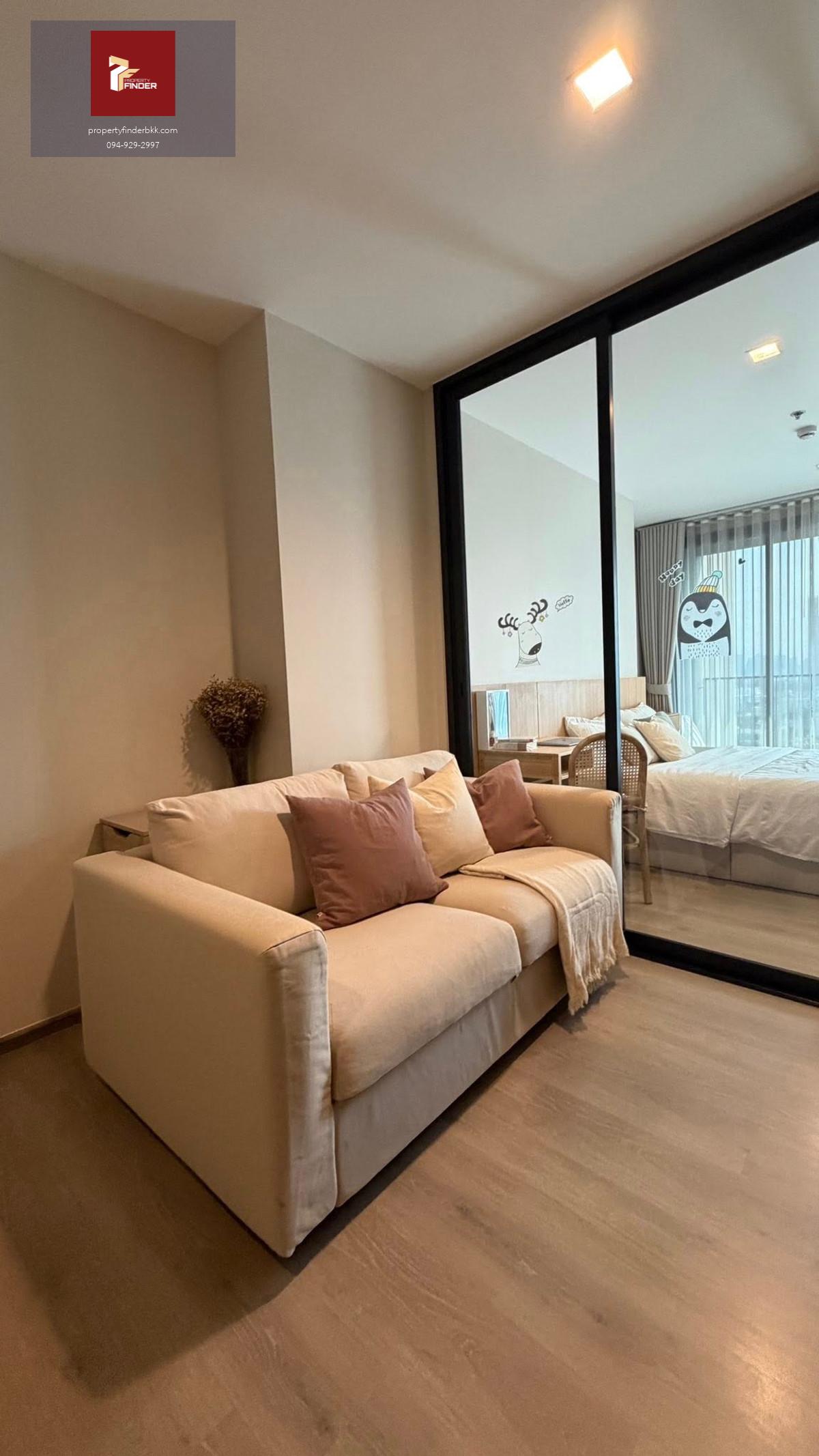 PFD-07876 ให้เช่า/ขาย The Line Phaholyothin Park (เดอะ ไลน์) ตึก B ชั้น 11 ทิศใต้ | ห้องแต่งมินิมอล เฟอร์สวยครบ