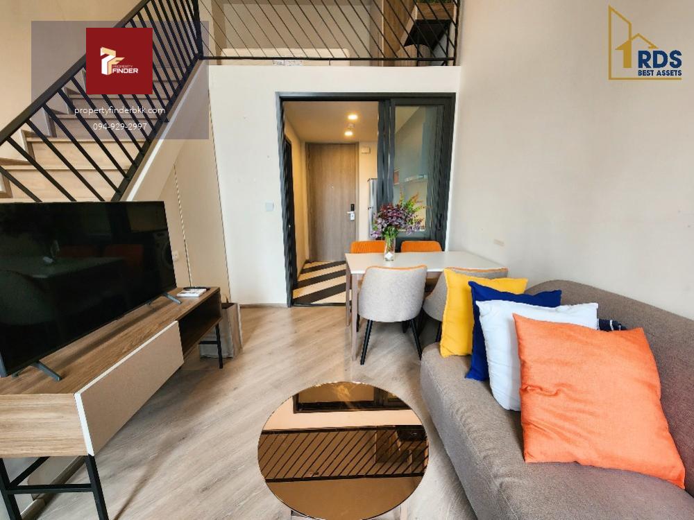 🟥🟥 ให้เช่าคอนโด เดอะ เบส สะพานใหม่ ห้อง loft 2 ชั้น 🔥🔥 คุ้มมากก พร้อมเข้าอยู่