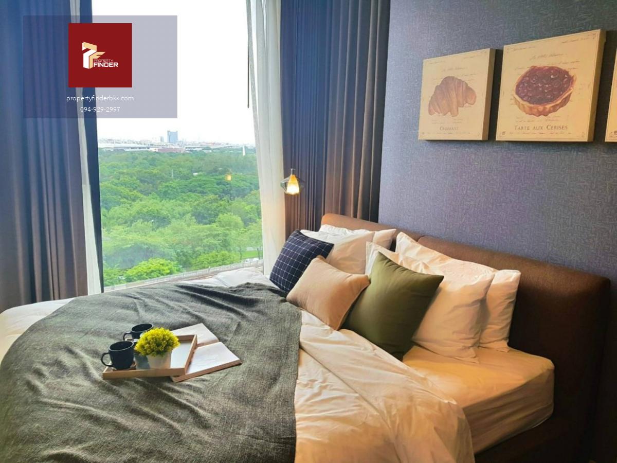 PFD-07787 ให้เช่า The Line Jatujak-Mochit (เดอะ ไลน์ จตุจักร) ห้องมุมกระจกโค้ง Rare Item ชั้น 11 วิวสวนจตุจักรเต็มตา (Tree Top View) 2 นอน 63 ตร.ม.