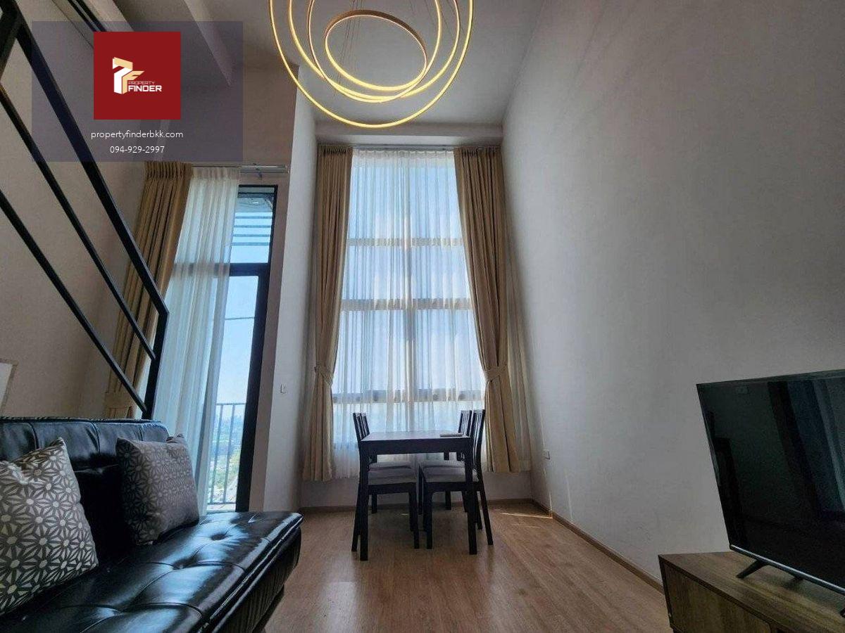 ให้เช่าคอนโด ไอดีโอ พระราม 9-ตัดใหม่ [Ideo New Rama 9] ห้อง Duplex ว่างพร้อมย้ายเข้า 5 ม.ค.69