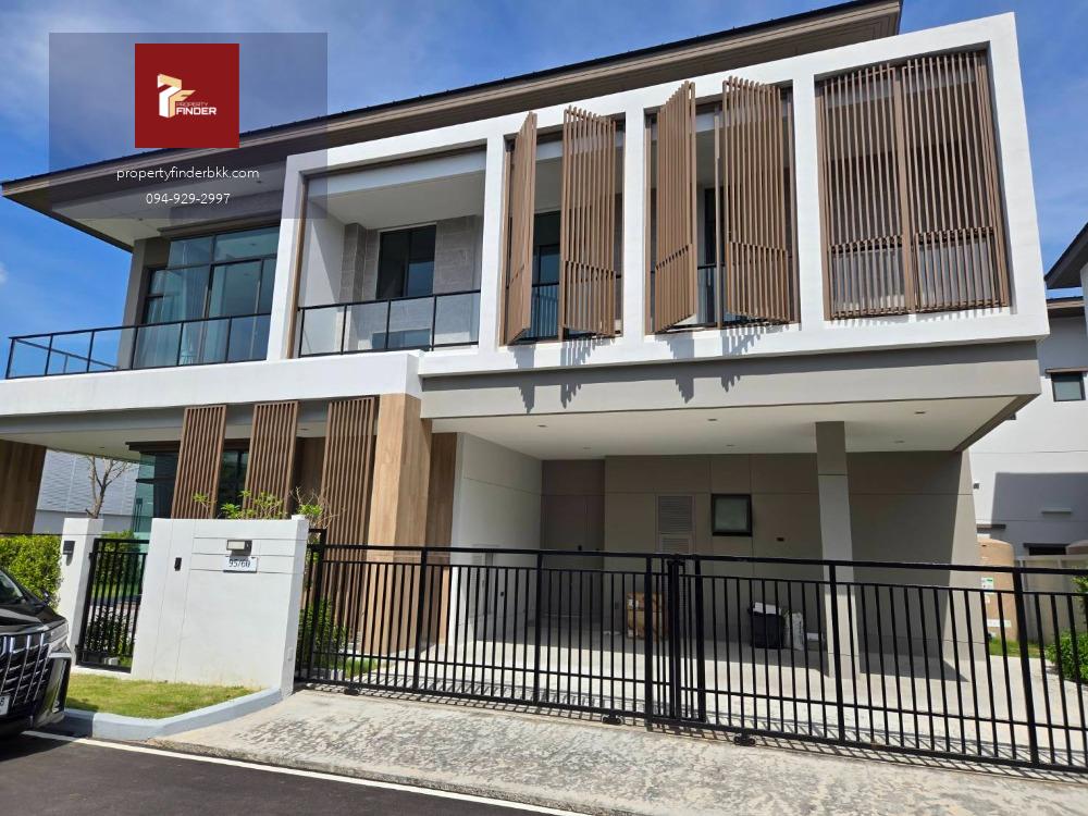 ให้เช่าบ้านเดี่ยวโครงการ บางกอก บูเลอวาร์ด บางนา กม.5 (Bangkok Boulevard Bangna Km.5) ขนาด 86 ตร.ว. ตกแต่งสวย บ้านหลังมุม