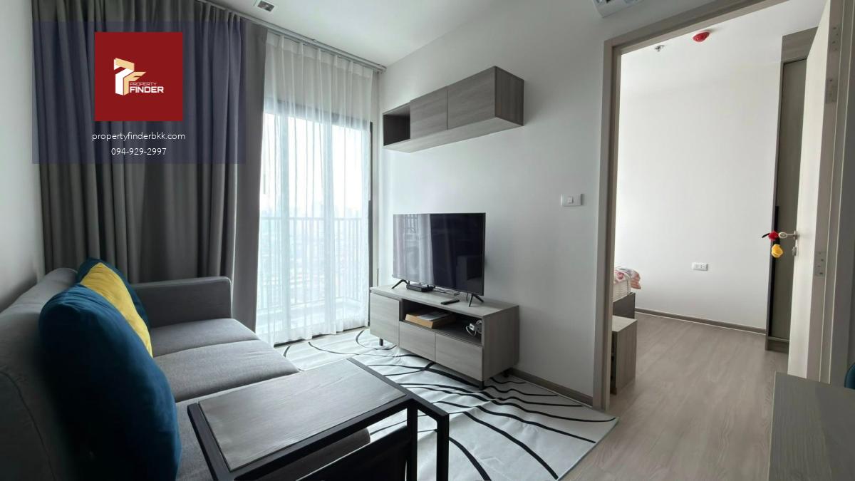 PFD-07923 ให้เช่า The BASE Phetchaburi - Thonglor ห้องมุม 33 ตรม. ชั้น 19 วิวสวย ฟรี WiFi เฟอร์ฯ