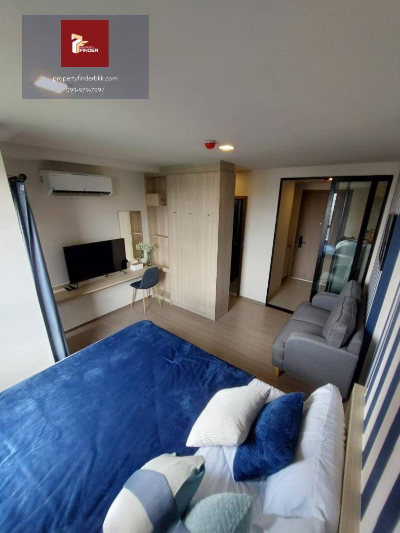 PFD-07801 ให้เช่า The Muve Kaset (เดอะ มูฟ เกษตร) ใกล้ ม.เกษตร 700 ม. เฟอร์ฯ ครบ มีเครื่องซักผ้า+ชุดเครื่องนอน พร้อมอยู่ ก.พ. นี้