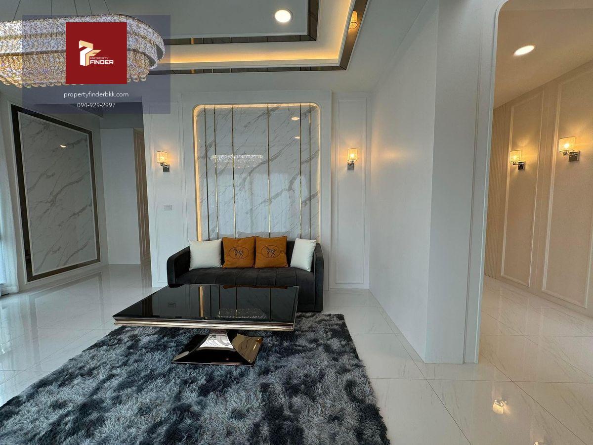 RL-114  ขายบ้านเดี่ยว เดอะ ซิตี้ บางนา ( The City Bangna ) ขนาด 76 ตร.ว.  ตกแต่งสวยหรู บ้านมุม ติดถนนเมน