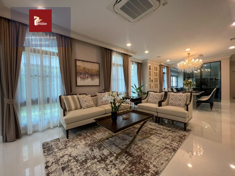 ให้เช่า บ้านเดี่ยว นันทวัน พระราม 9 – กรุงเทพกรีฑาตัดใหม่ ขนาด 150 ตร.ว. แต่งหรู พร้อมอยู่  ใกล้ โรงเรียนนานาชาติ