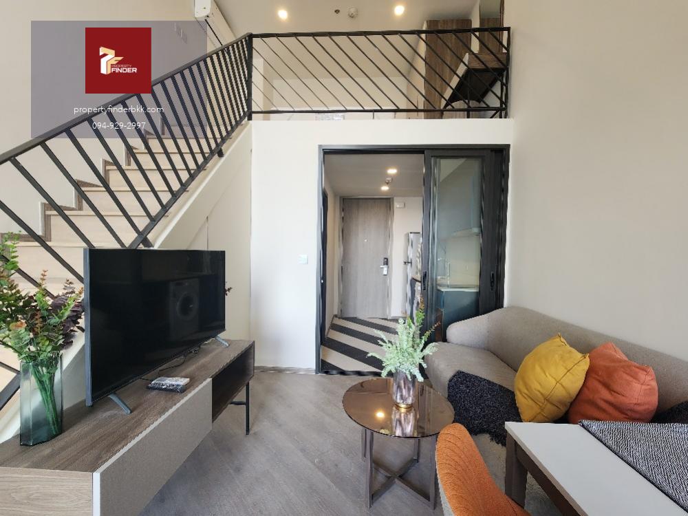 Rds-1013 ให้เช่าคอนโด เดอะ เบส สะพานใหม่ ห้อง loft 2 ชั้น พร้อมเข้าอยู่🔥🔥🔥