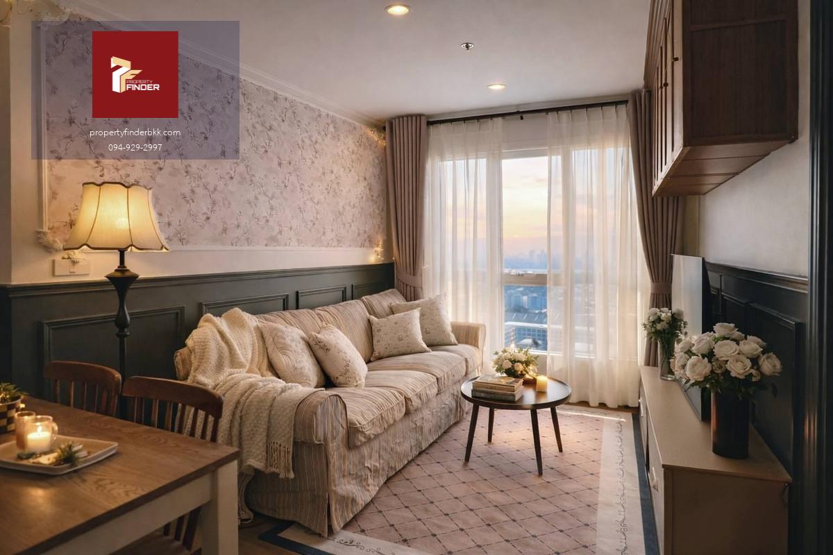 PFD-07862 ให้เช่า Regent Home Bangna (รีเจ้นท์ โฮม บางนา) ห้องมุม วิวแม่น้ำเจ้าพระยา! | 2 นอน 2 น้ำ 57 ตร.ม. ชั้น 29 มีเครื่องอบผ้า ใกล้ BTS บางนา 27,000 บ.