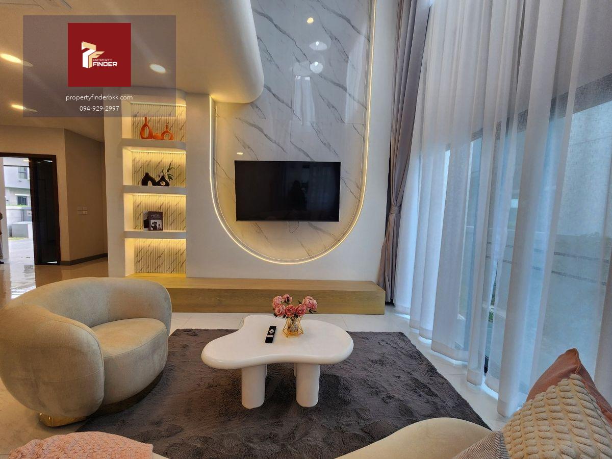 RL-098 ให้เช่าบ้านเดี่ยว  เดอะ ซิตี้ บางนา ( The City Bangna ) ขนาด 70 ตร.ว.  พื้นที่ใช้สอยเยอะ ตกแต่งสวยหรู   ใกล้ MEGA BANGNA