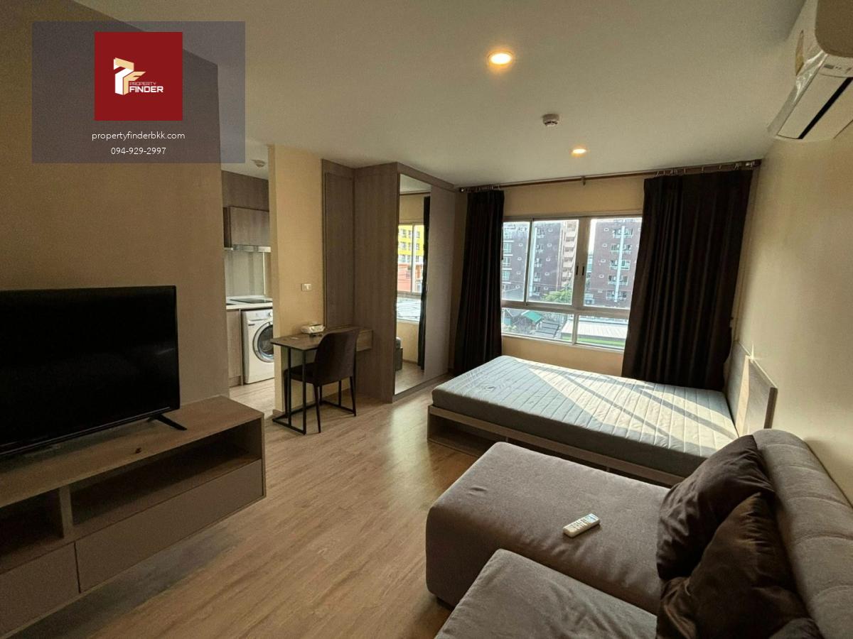 [PFD-07775] ให้เช่า Elio Del Moss Phaholyothin 34 | ตึก A (ตึกหน้า) เดินใกล้ | Studio 28 ตรม. | มีเครื่องซักผ้า | เริ่ม 11,000 บาท