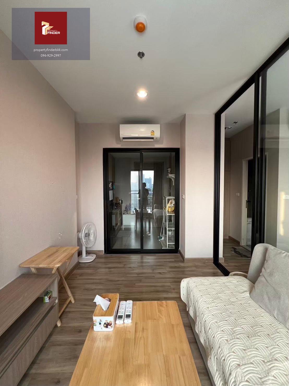 PFD-08577 ให้เช่าคอนโด นิช โมโน สุขุมวิท-แบริ่ง (Niche Mono Sukhumvit-Bearing) ห้องสวยไซส์ใหญ่ 1 นอน 32 ตร.ม. แต่งครบพร้อมอยู่ ทำเลดีใกล้ BTS แบริ่ง 🏙️✨