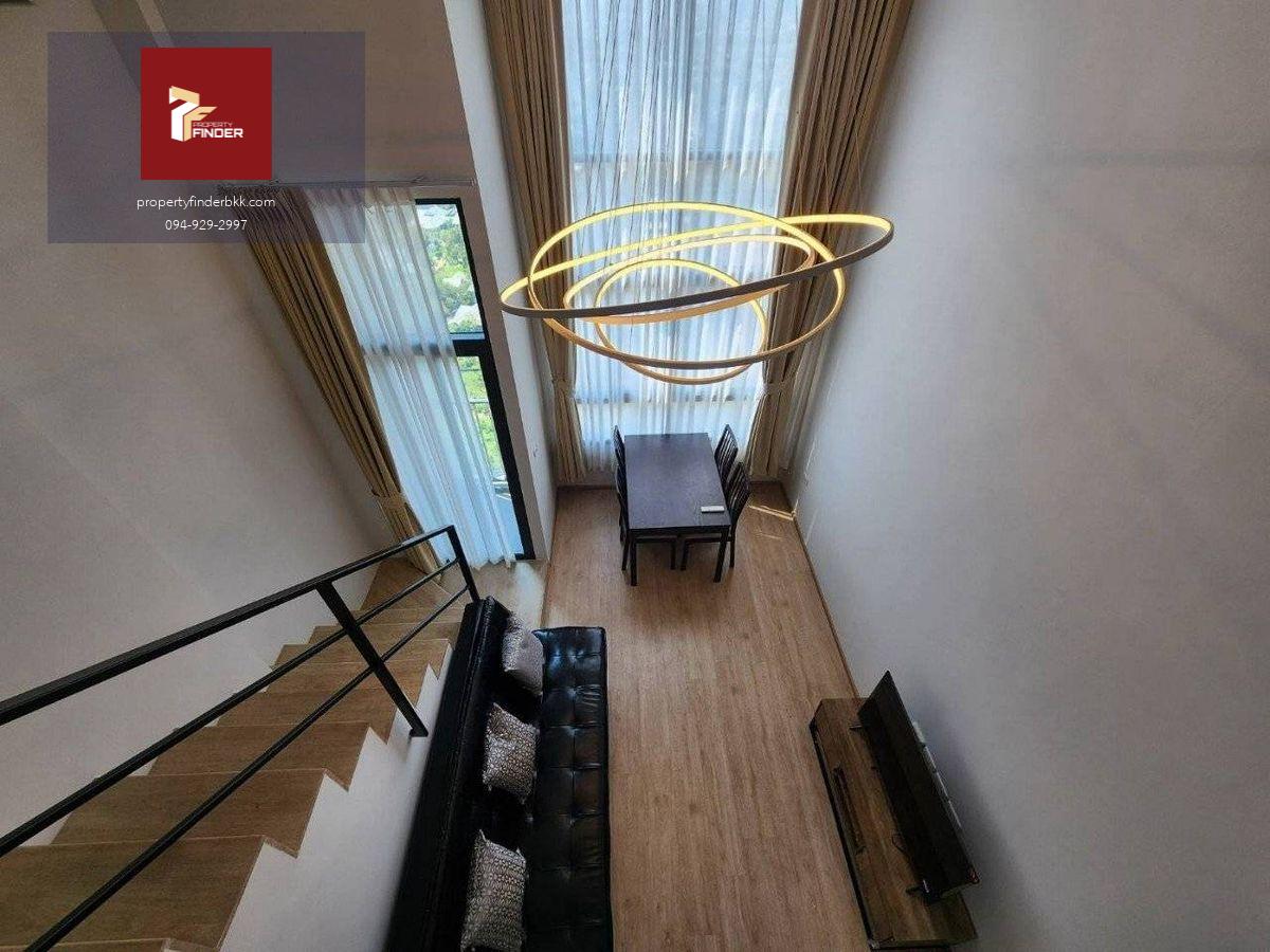 ให้เช่าคอนโด ไอดีโอ พระราม 9-ตัดใหม่ [Ideo New Rama 9] ห้อง Duplex ว่างพร้อมย้ายเข้า 5 ม.ค.69