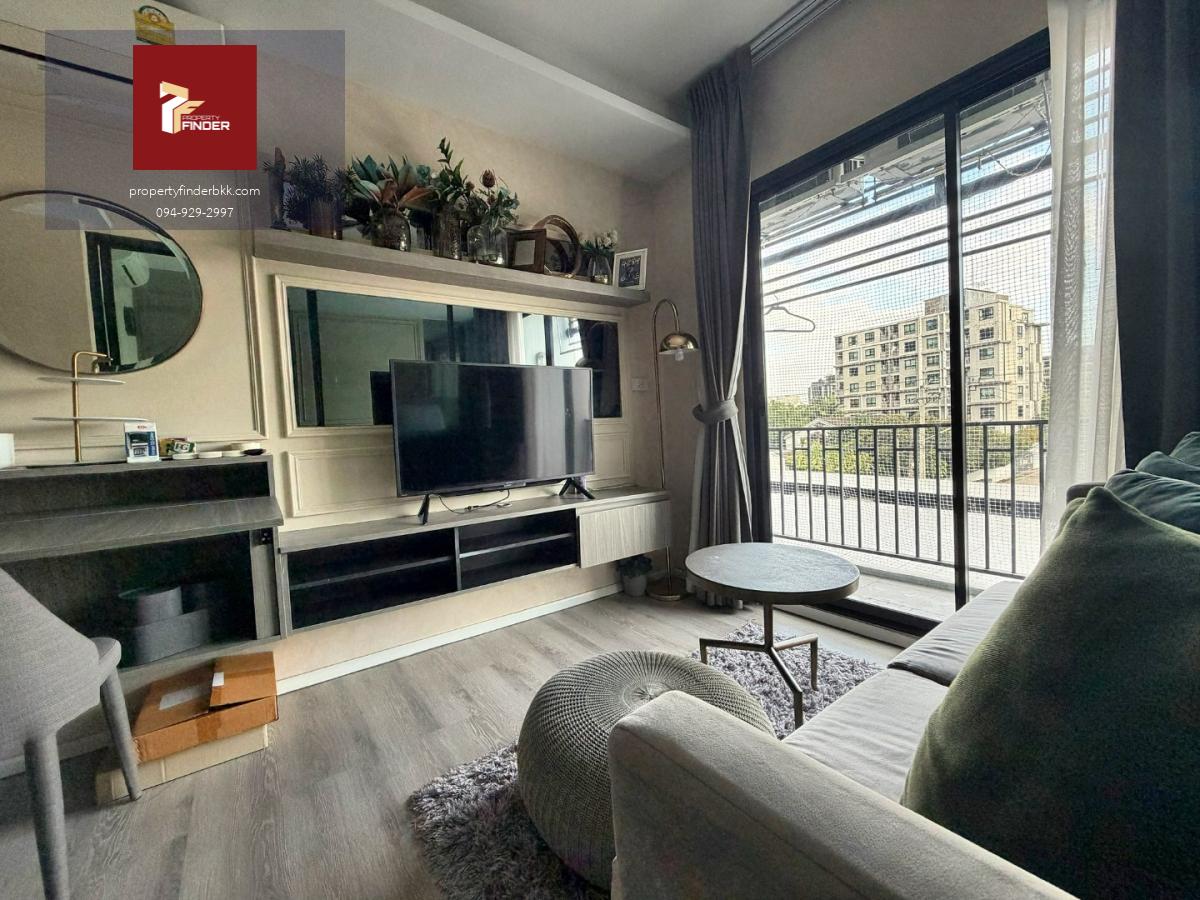 PFD-07811 ให้เช่า Notting Hill Sukhumvit 105 (น็อตติ้ง ฮิลล์) ใกล้ BTS แบริ่ง 400 ม. | ชั้น 3 เฟอร์ฯ ครบ ฟรีที่จอดรถ หาของกินง่าย ราคา 9,500 บ.