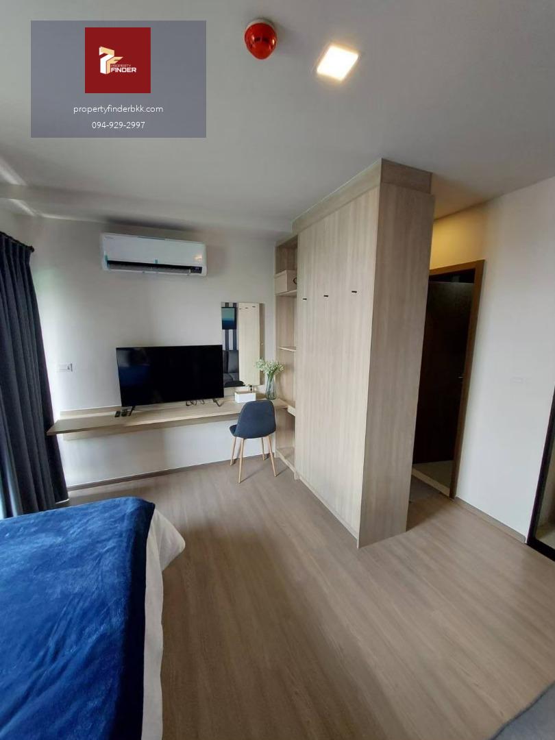 PFD-07801 ให้เช่า The Muve Kaset (เดอะ มูฟ เกษตร) ใกล้ ม.เกษตร 700 ม. เฟอร์ฯ ครบ มีเครื่องซักผ้า+ชุดเครื่องนอน พร้อมอยู่ ก.พ. นี้