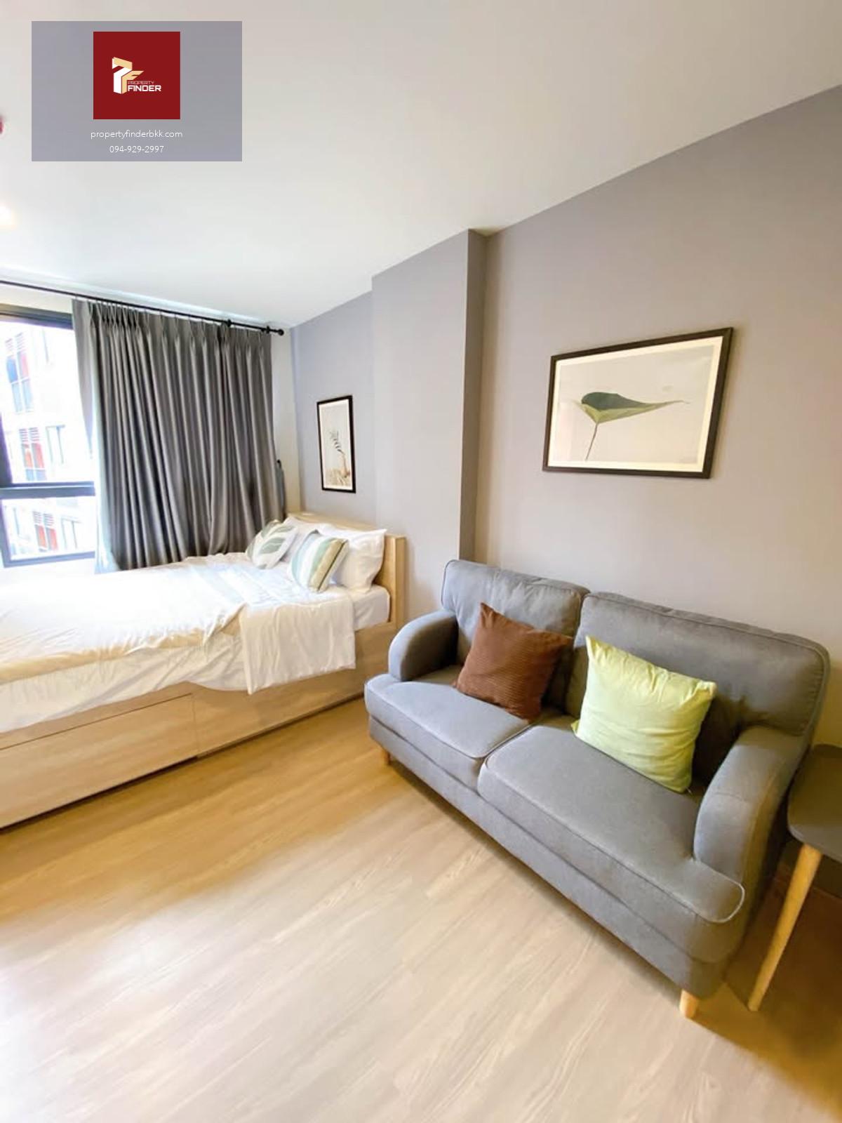 PFD-07837 ให้เช่า The Muve Bangna (เดอะ มูฟ บางนา) ติด รร.นานาชาติ ICS | ตึก A ชั้น 4 วิวสระว่ายน้ำ ห้องใหม่ มีเครื่องซักผ้า เพียง 10,000 บ.