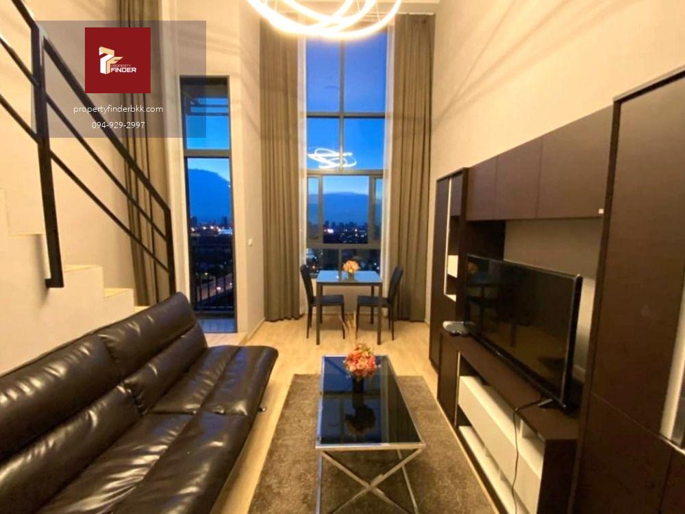 Rds-0906 ให้เช่าคอนโดไอดีโอ พระราม9-ตัดใหม่  ห้อง Duplex ฝั่งวิวเมือง