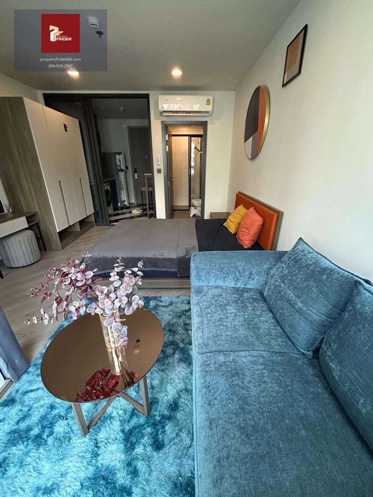 PFD-07714 [ให้เช่า] เดอะ เบส สะพานใหม่ (THE BASE Saphanmai) ติด BTS สายหยุด 0 ม. ชั้น 7 ห้องสวย 29 ตรม. เฟอร์ฯ ครบ 13,500 บ./เดือน