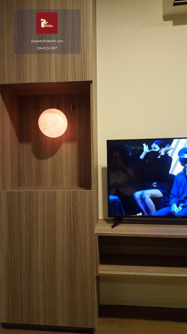 PFD-07858 ให้เช่า Origin Ramintra 83 Station (ออริจิ้น รามอินทรา 83) ติดรถไฟฟ้าสีชมพู | 1 Bed ครัวปิด วิวสวน (ผนังห้องนอนไม่ติดใคร) Smart Home + เครื่องซักผ้า 10,000 บ.