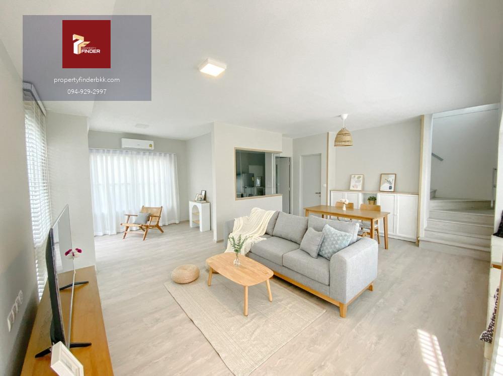 ให้เช่าบ้านแฝด อัญญ่า บางนา-รามคำแหง 2 (Anya Bangna-Ramkhamhaeng 2 ) ขนาด 39  ตร.ว.  Smart Home ตกแต่งหรู พร้อมอยู่ ใกล้  Mega Bangna