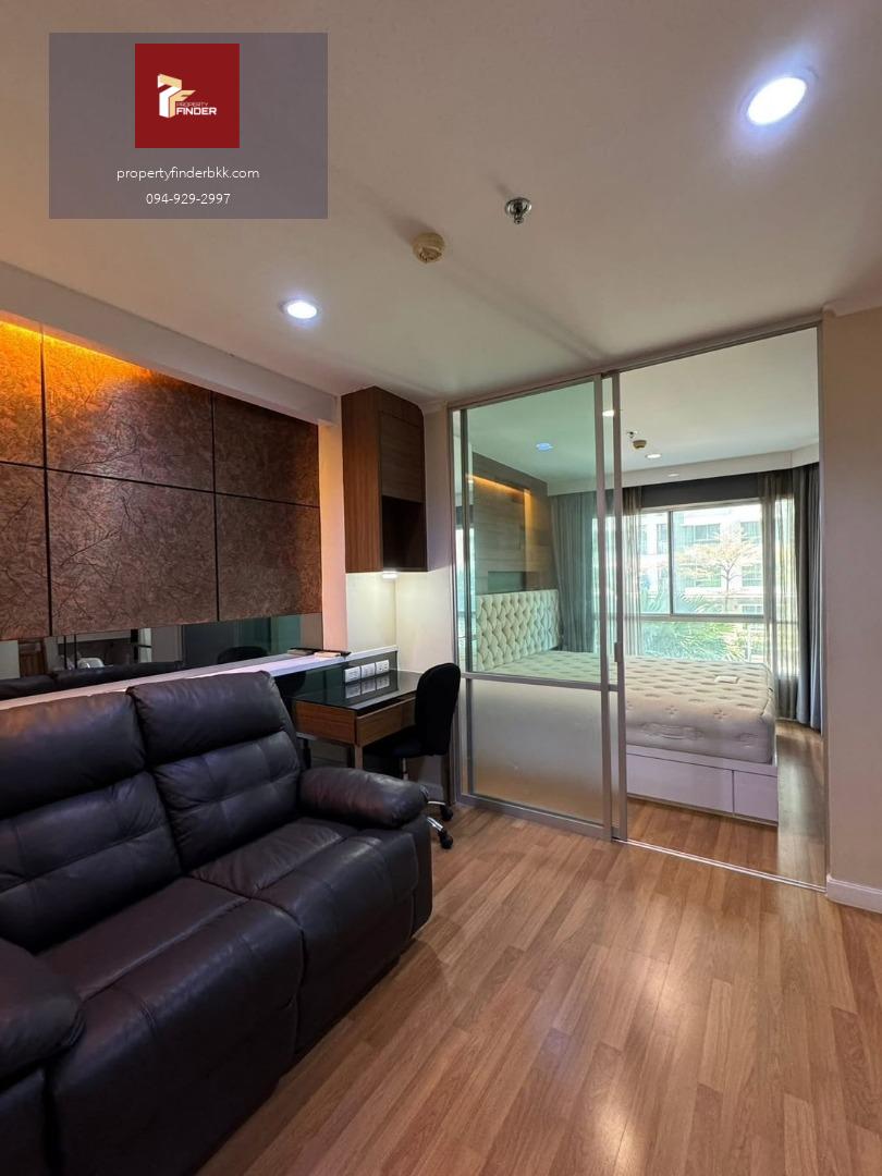 PFD-07852 ให้เช่า Lumpini Park Riverside Rama 3 (ลุมพินี พาร์ค ริเวอร์ไซด์) ติดแม่น้ำเจ้าพระยา | ชั้น 10 วิวสวน+แม่น้ำ+สะพานภูมิพล แต่งครบ (เตียง 6 ฟุต) มีรถรับส่ง BTS