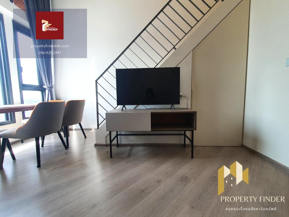ให้เช่าคอนโดเดอะเบส สะพานใหม่ ห้อง loft 2 ชั้น เฟอร์ครบ พร้อมเข้าอยู่