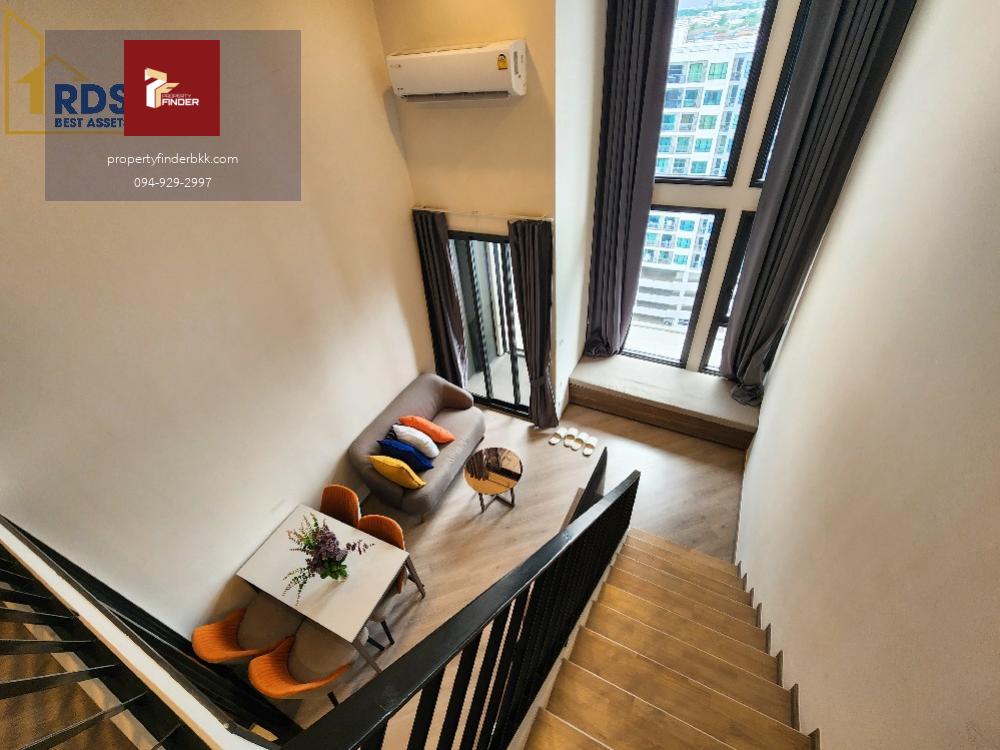 🟥🟥 ให้เช่าคอนโด เดอะ เบส สะพานใหม่ ห้อง loft 2 ชั้น 🔥🔥 คุ้มมากก พร้อมเข้าอยู่