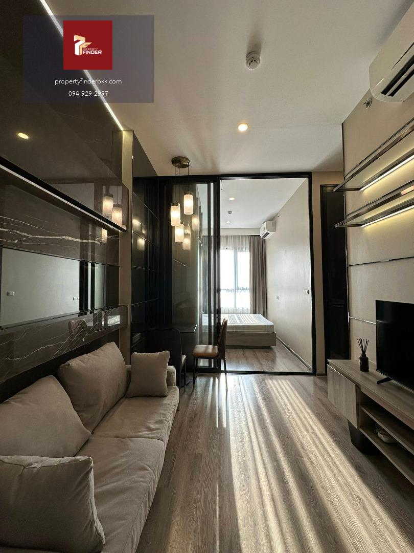 PFD-07931 ให้เช่า/ขาย KnightsBridge Prime Onnut ใกล้ BTS อ่อนนุช 1 นอน 26.9 ตรม. ชั้น 16 เพดานสูง 3 ม. ห้องใหม่กริ๊บ 25,000 บาท