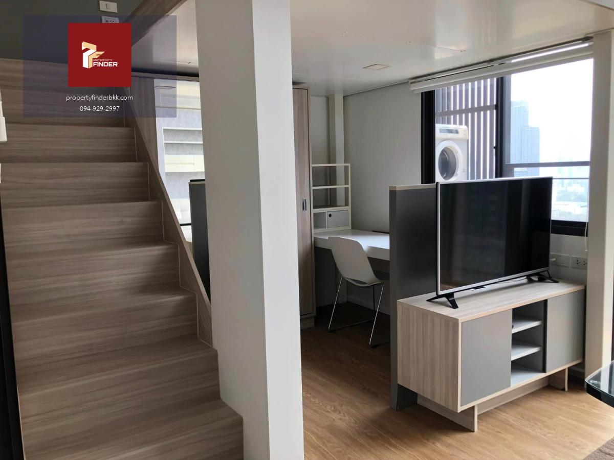 PFD-08883 ให้เช่าคอนโด ชีวาทัย เรสซิเดนซ์ อโศก (Chewathai Residence Asoke) ห้อง Duplex แต่งพร้อมอยู่ ใกล้ MRT เพชรบุรี & MRT พระราม 9 🏙️✨