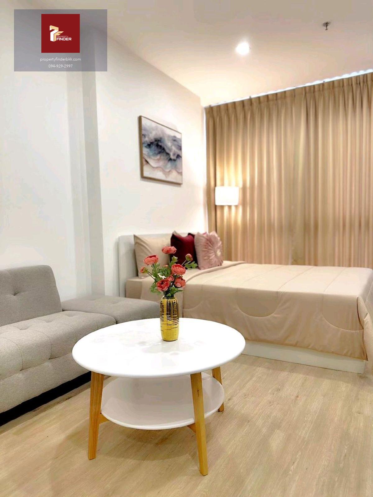 ให้เช่าคอนโด เดอะริช พระราม 9-ศรีนครินทร์  ( The Rich Rama 9-Srinakarin )  นัดชมห้อง ■ line : @propertyfinder