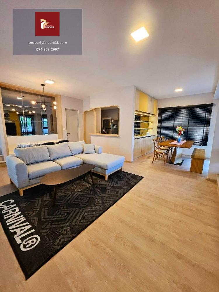 RL-035 ให้เช่าบ้านแฝด อัญญ่า บางนา-รามคำแหง 2 (Anya Bangna-Ramkhamhaeng 2) ขนาด 44 ตร.ว.  แปลงหลังมุม ตกแต่งหรู พร้อมอยู่ ใกล้  Mega Bangna