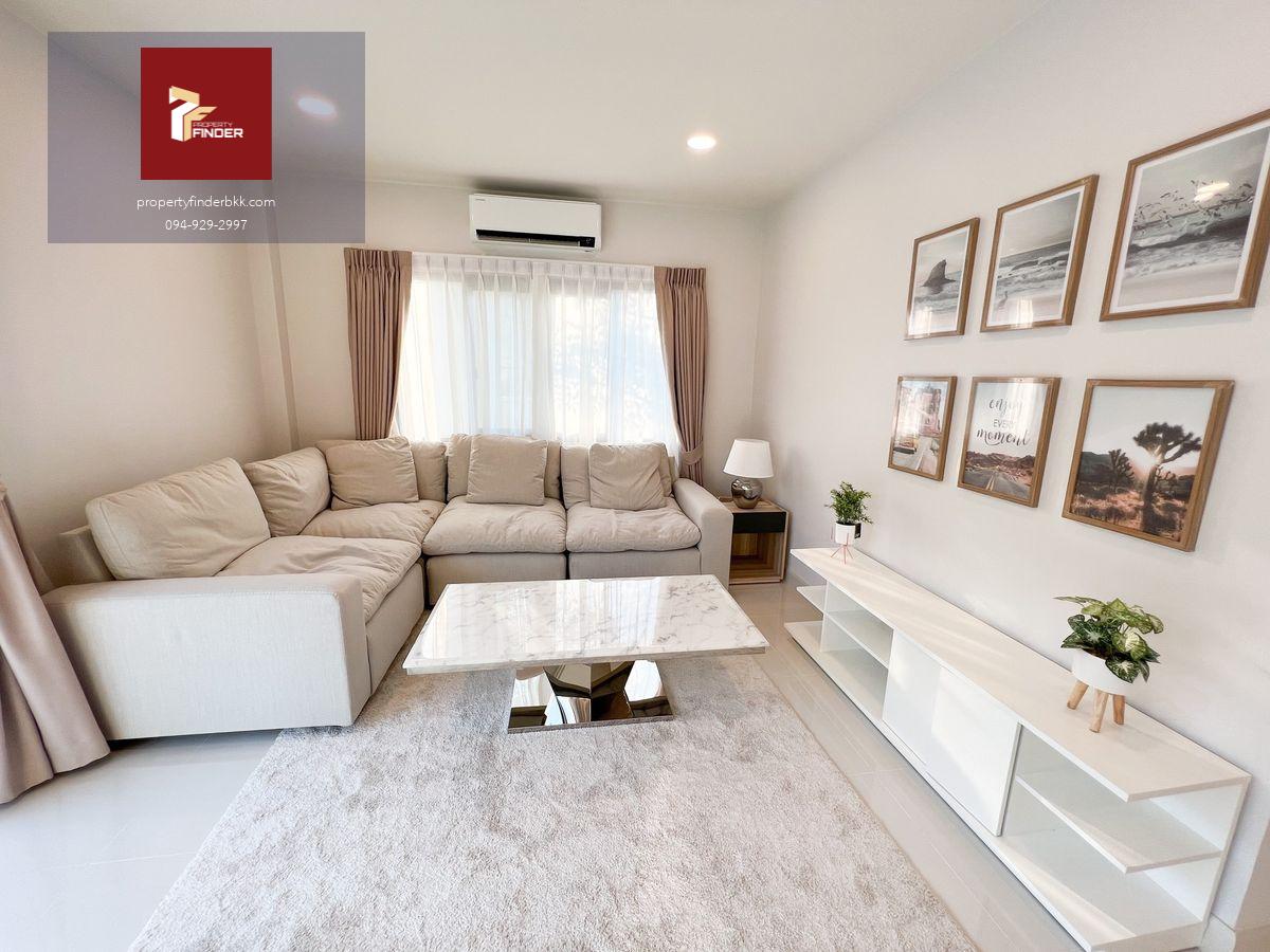 RL-097  ให้เช่า บ้านเดี่ยว เซนโทร บางนา ( Centro Bangna )ขนาด 61 ตร.ว.  ตกแต่งหรู พร้อมย้ายเข้า  ใกล้ Mega Bangna 🟥@rdsluxury