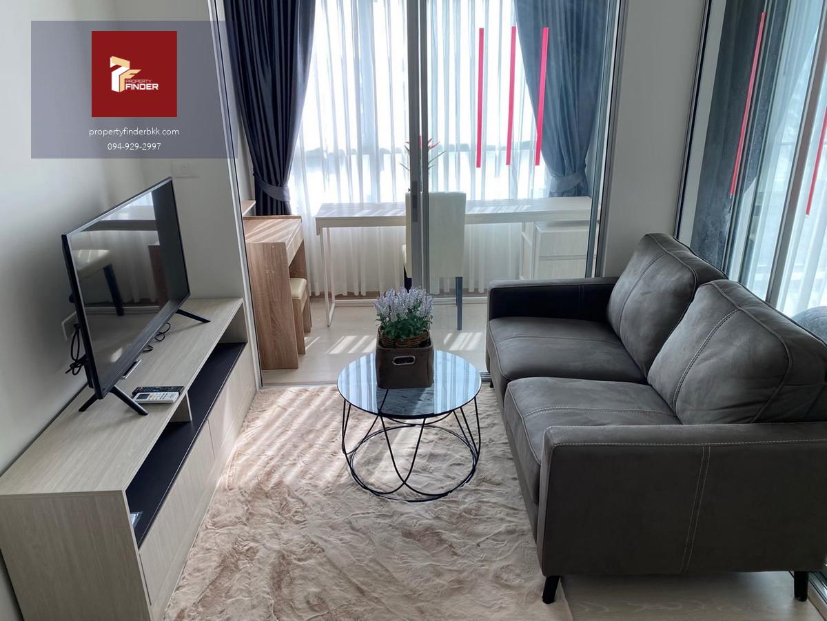 PFD-08034 ให้เช่า Niche Mono Sukhumvit-Puchao (นิช โมโน สุขุมวิท - ปู่เจ้า) 1 นอน 35.48 ตรม. กั้นห้องสัดส่วน เฟอร์ครบ