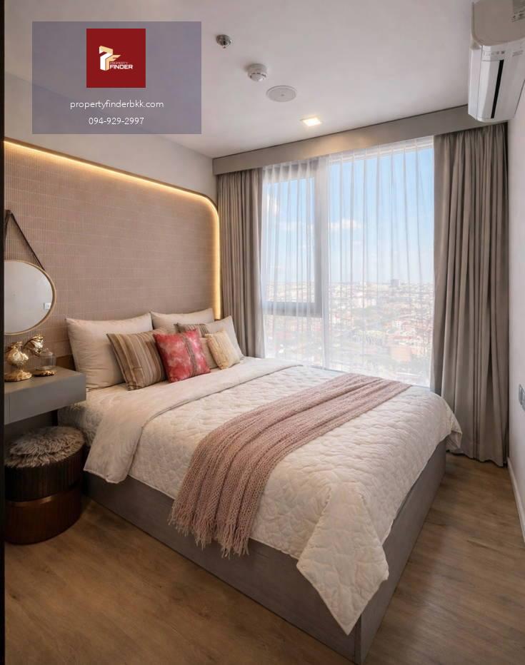 PFD-07872 ให้เช่า Modiz Rhyme Ramkhamhaeng (โมดิซ ไรห์ม) เลือกสัญญาได้ (3-12 เดือน) | ชั้น 21 ห้องใหม่กริ๊บ มีเครื่องซักผ้า + วิวสูง เริ่มต้น 15,000 บ.