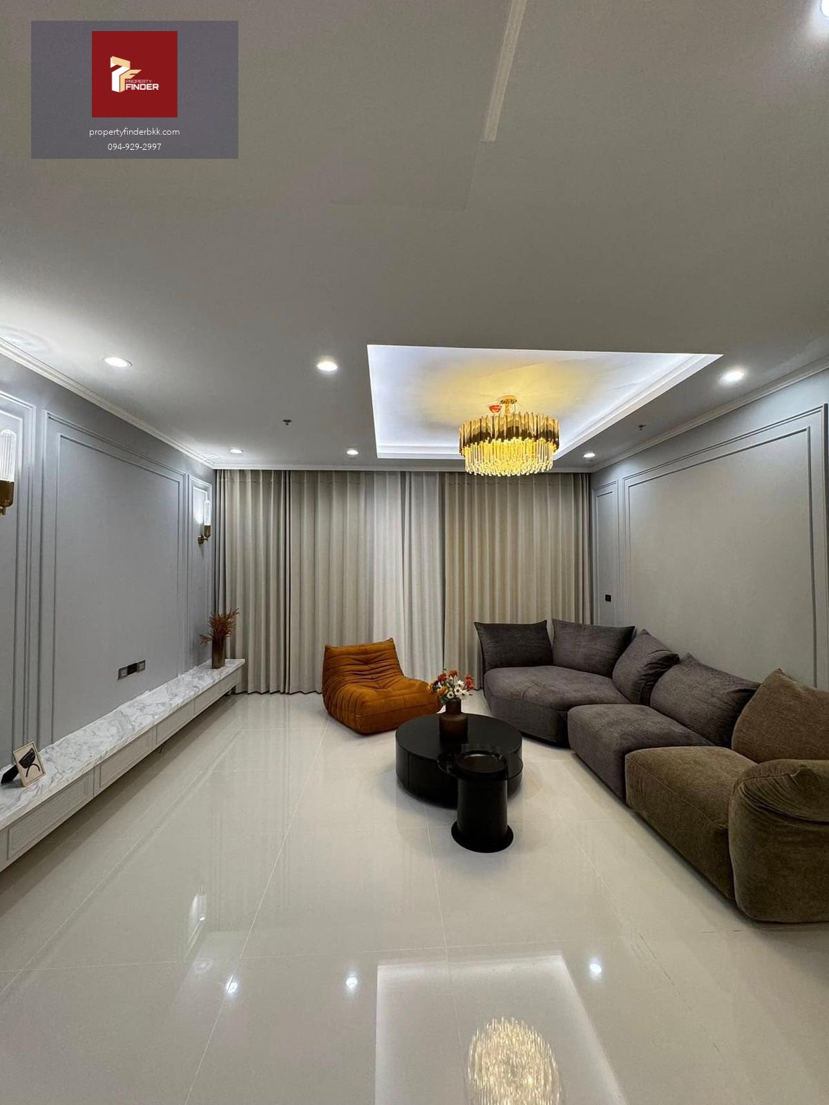 PFD-08071 ให้เช่า Supalai Oriental สุขุมวิท 39 3 นอน ไซส์ใหญ่อลังการ 140 ตรม. ใกล้ BTS พร้อมพงษ์