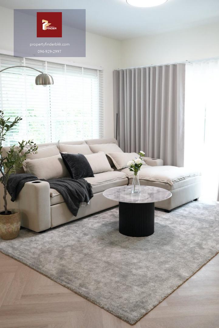 RL-156 ให้เช่า Villagio 3 ศรีนครินทร์-บางนา บ้านเดี่ยวหลังมุม 4 นอน 65 ตร.ว. เฟอร์ครบ ใกล้ Mega Bangna