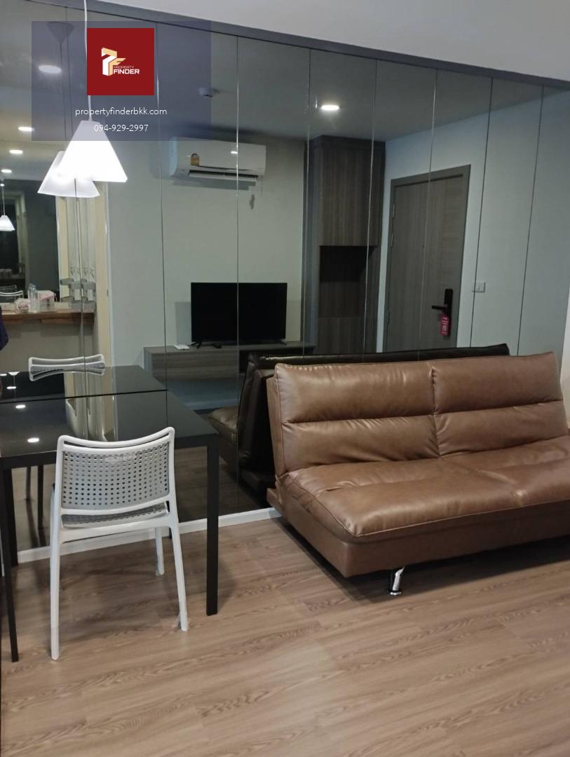 PFD-07858 ให้เช่า Origin Ramintra 83 Station (ออริจิ้น รามอินทรา 83) ติดรถไฟฟ้าสีชมพู | 1 Bed ครัวปิด วิวสวน (ผนังห้องนอนไม่ติดใคร) Smart Home + เครื่องซักผ้า 10,000 บ.