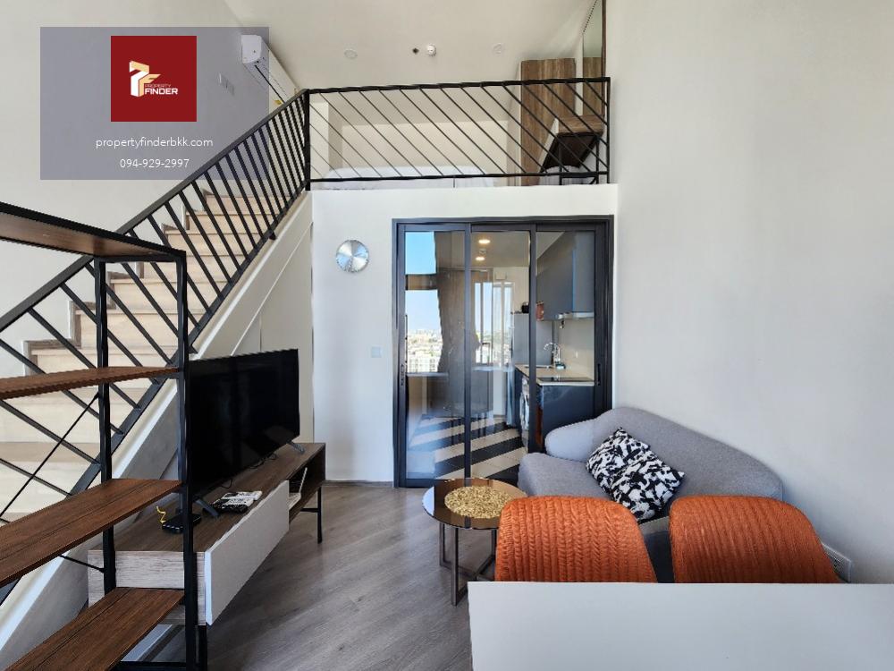 ให้เช่าคอนโด เดอะ เบส สะพานใหม่ ห้อง loft 2 ชั้น✅ ใกล้ห้องฟิตเนส วิวสนามบิน ❗
