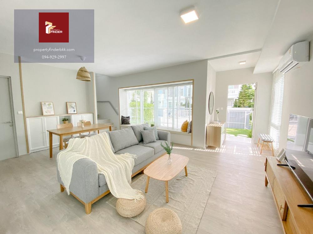 ให้เช่าบ้านแฝด อัญญ่า บางนา-รามคำแหง 2 (Anya Bangna-Ramkhamhaeng 2 ) ขนาด 39  ตร.ว.  Smart Home ตกแต่งหรู พร้อมอยู่ ใกล้  Mega Bangna