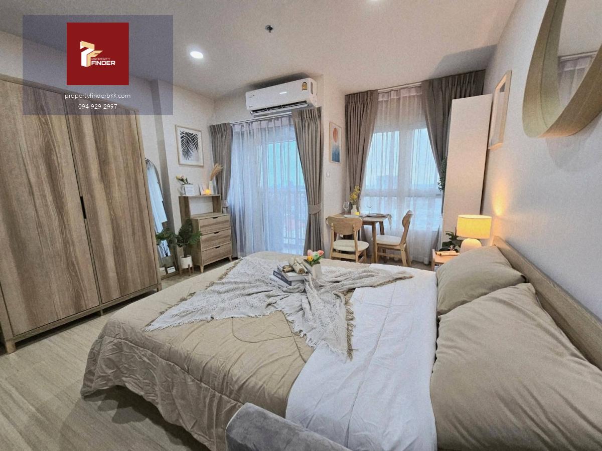 PFD-08544 ให้เช่าคอนโด ศุภาลัย เวอเรนด้า สุขุมวิท 117 (Supalai Veranda Sukhumvit 117) ห้องสไตล์มินิมอล วิวช้างสามเศียร ใกล้ BTS ปู่เจ้า 🏙️✨