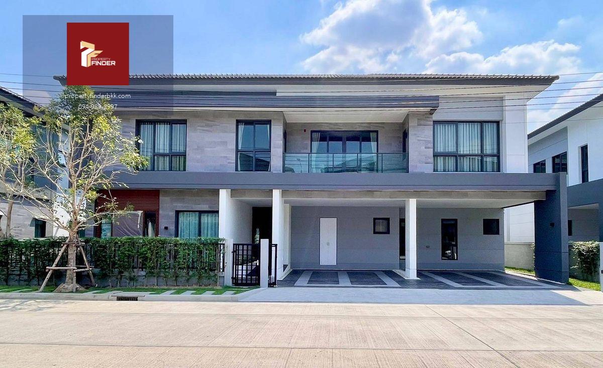 RL-099  ให้เช่าบ้านเดี่ยว เดอะ ซิตี้ บางนา ( The City Bangna ) ขนาด 86 ตร.ว. ตกแต่งสวย โมเดิร์น  ใกล้ถนนเมน  วิวสวน