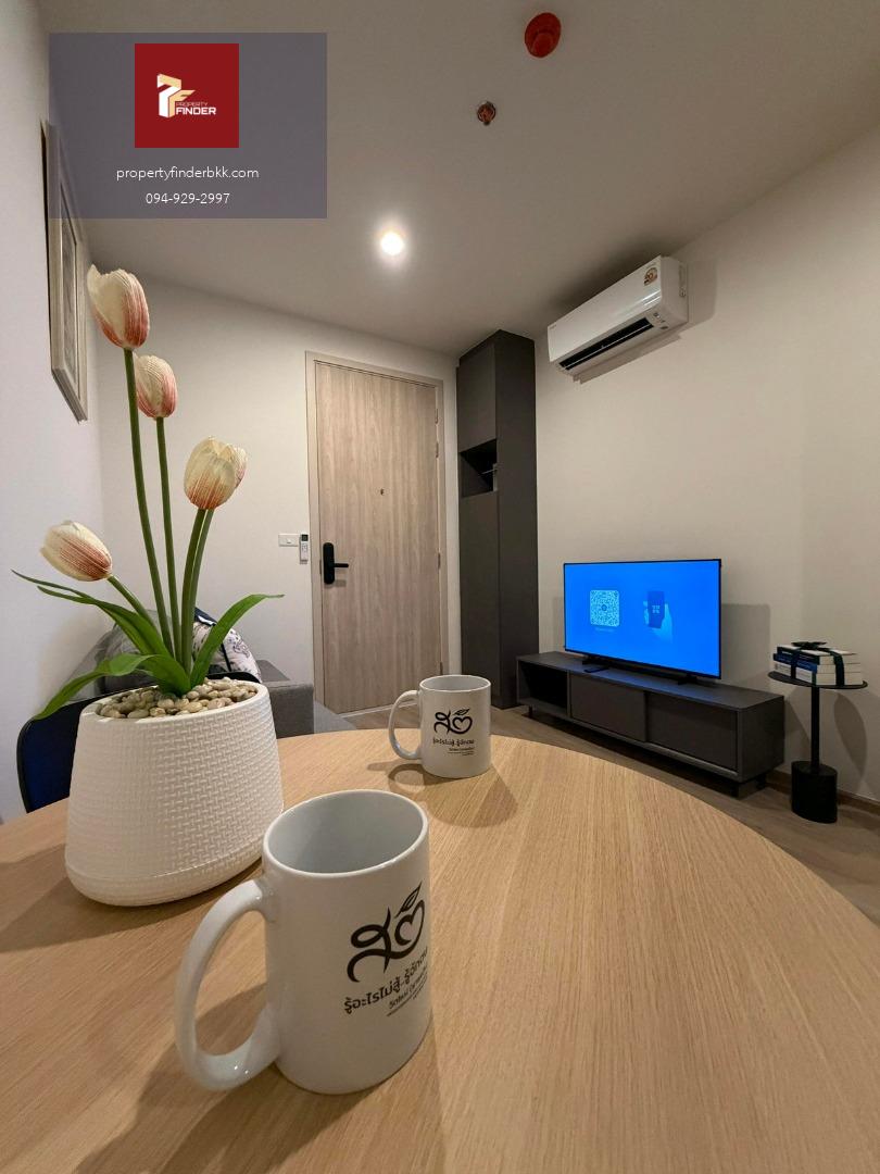 PFD-07902 ให้เช่า Nue District R9 ใกล้ MRT พระราม 9 ตึกหน้า 1 นอน วิวเมือง เฟอร์ครบ