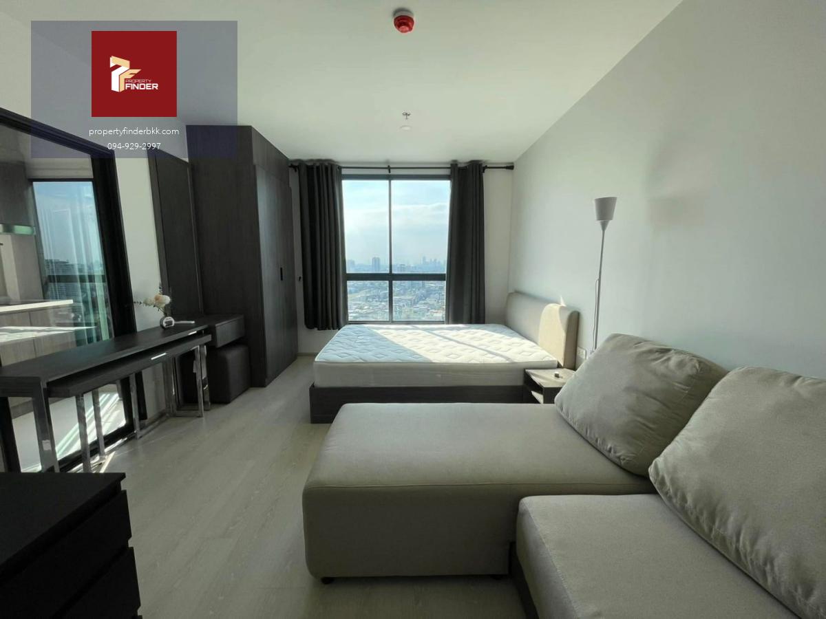 PFD-07796 ให้เช่า Elio Del Nest Udom Suk (เอลลิโอ เดล เนสท์) ชั้นสูง 24 ตึก B วิวสวย | เฟอร์ฯครบ มีเครื่องซักผ้า เพียง 11,000 บาท/เดือน