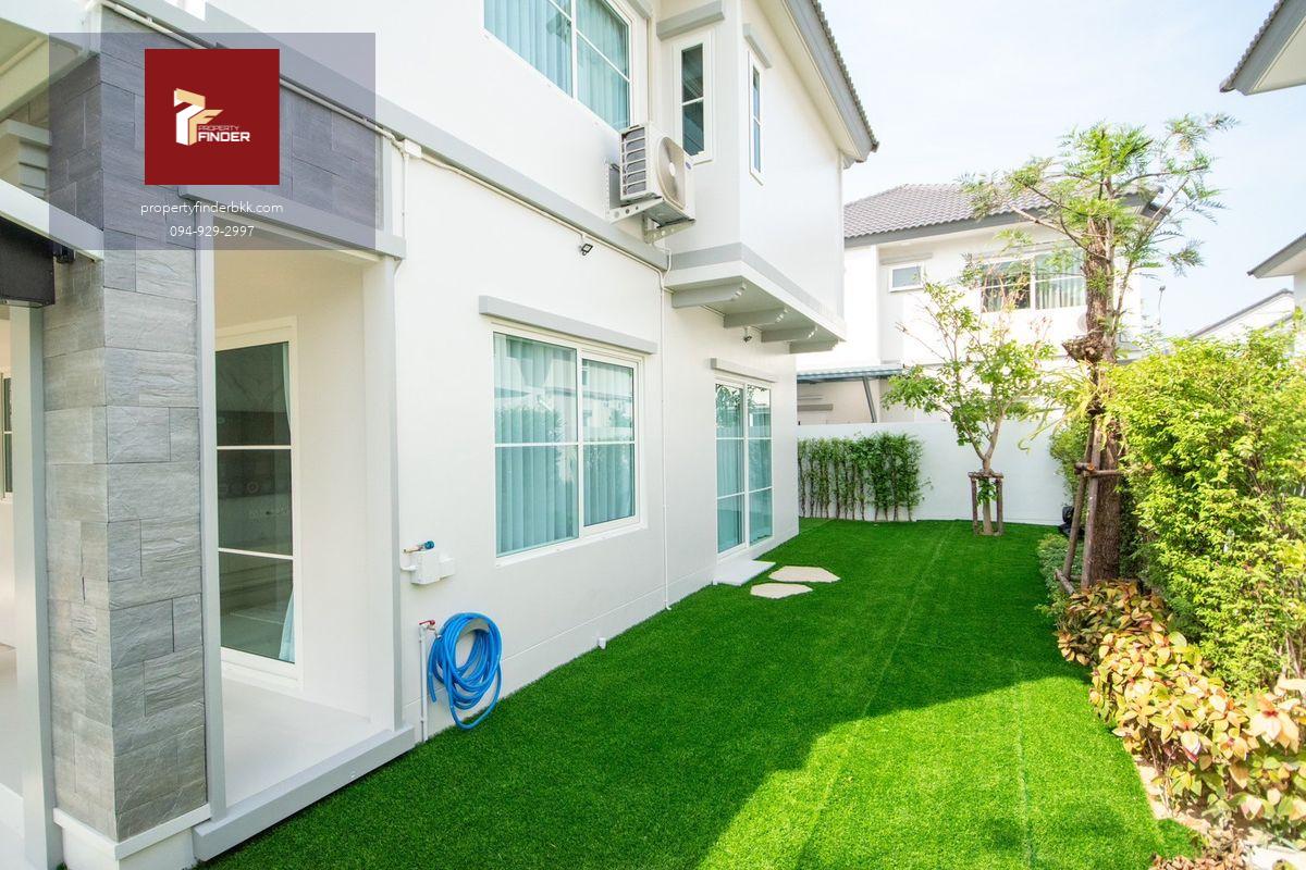 RL-113  ให้เช่า บ้านเดี่ยว วิลลาจจิโอ 3 ศรีนครินทร์-บางนา (Villaggio 3 Srinakarin-Bangna) ขนาด 56  ตร.ว. บ้านหน้าสวน  เป็นส่วนตัว  ใกล้ Mega & Ikea บางนา