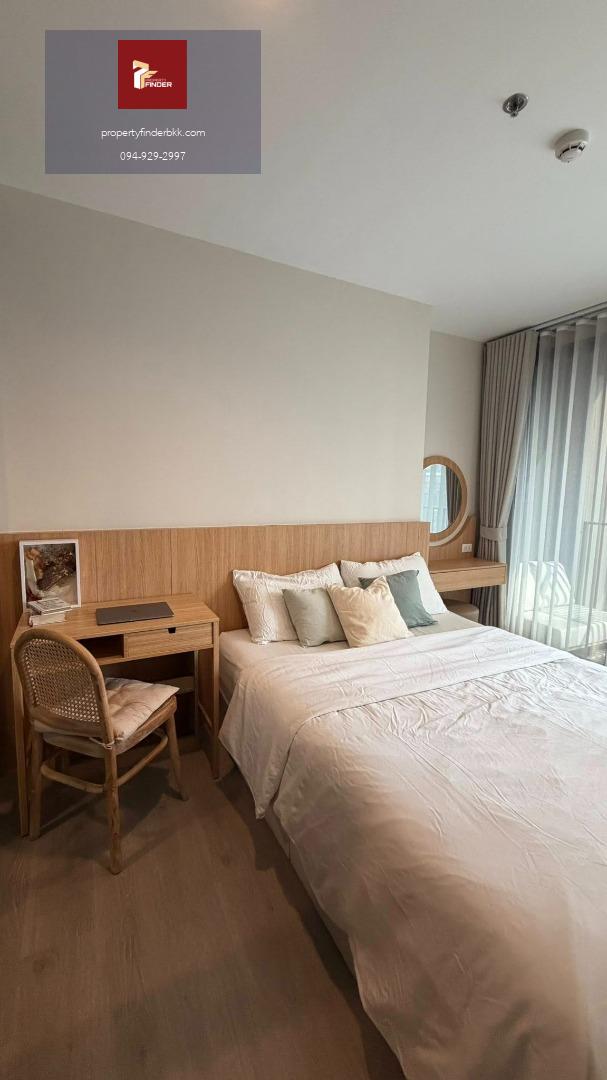 PFD-07876 ให้เช่า/ขาย The Line Phaholyothin Park (เดอะ ไลน์) ตึก B ชั้น 11 ทิศใต้ | ห้องแต่งมินิมอล เฟอร์ฯ เกรดเจ้าของ (ที่นอนดูดวิญญาณ + เครื่องซักผ้า Bosch) เช่า 19,500 บ.