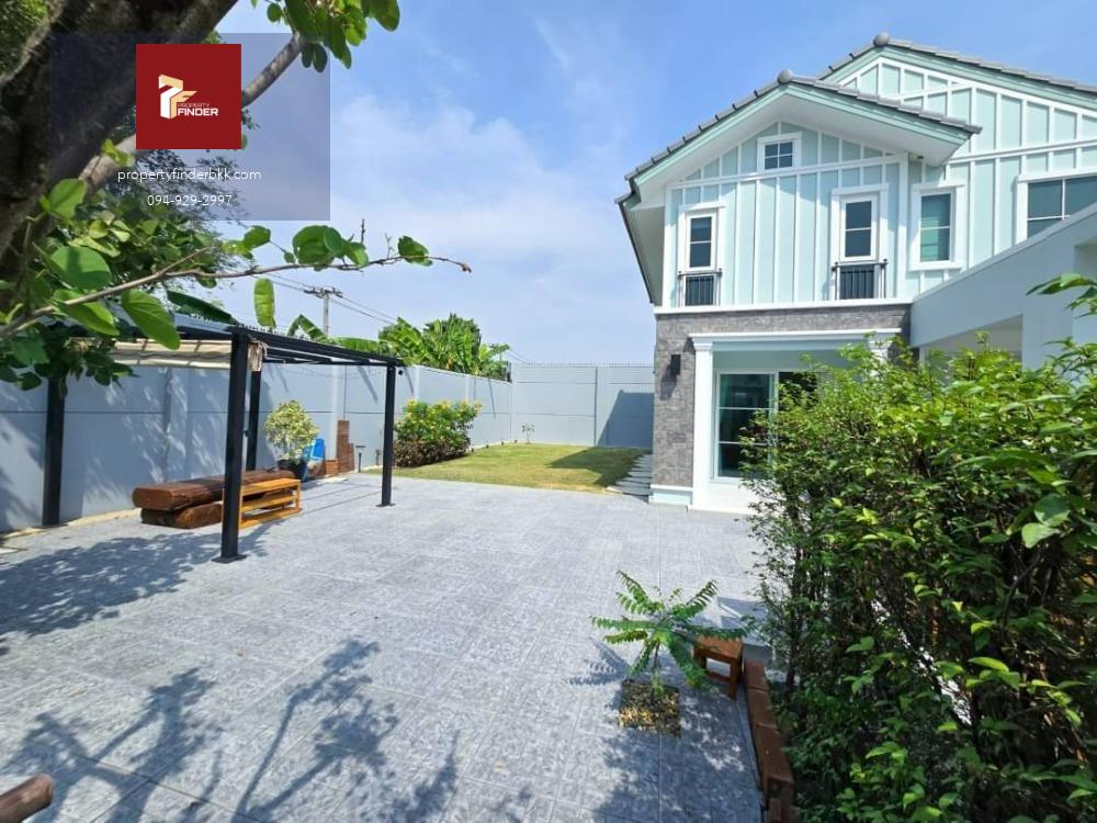RL-013 ให้เช่า บ้านเดี่ยว วิลลาจจิโอ 2 ศรีนครินทร์-บางนา Villaggio 2 Srinakarin-Bangna ขนาด 76  ตร.ว. แปลงใหญ่พิเศษ มีพื้นที่ข้างบ้าน เฟอร์ครบ พร้อมอยู่